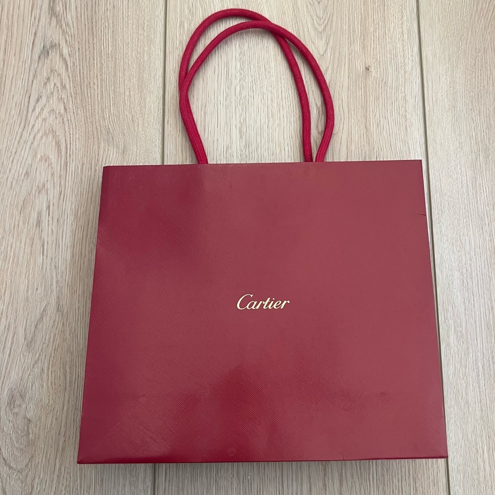 Cartier Shopping Bag Red 10x9